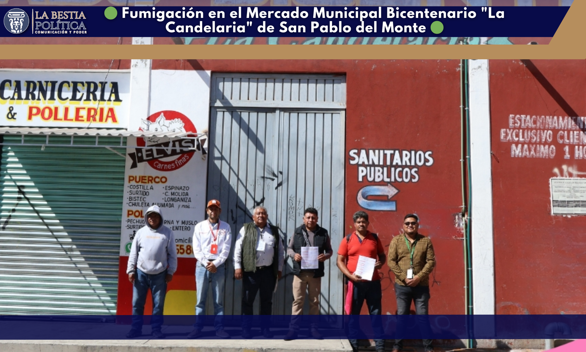 🟢 Fumigación en el Mercado Municipal Bicentenario «La Candelaria» de ...