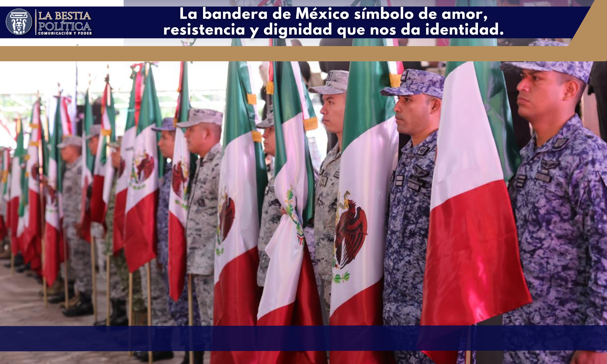 La bandera de México símbolo de amor, resistencia y dignidad que nos da ...