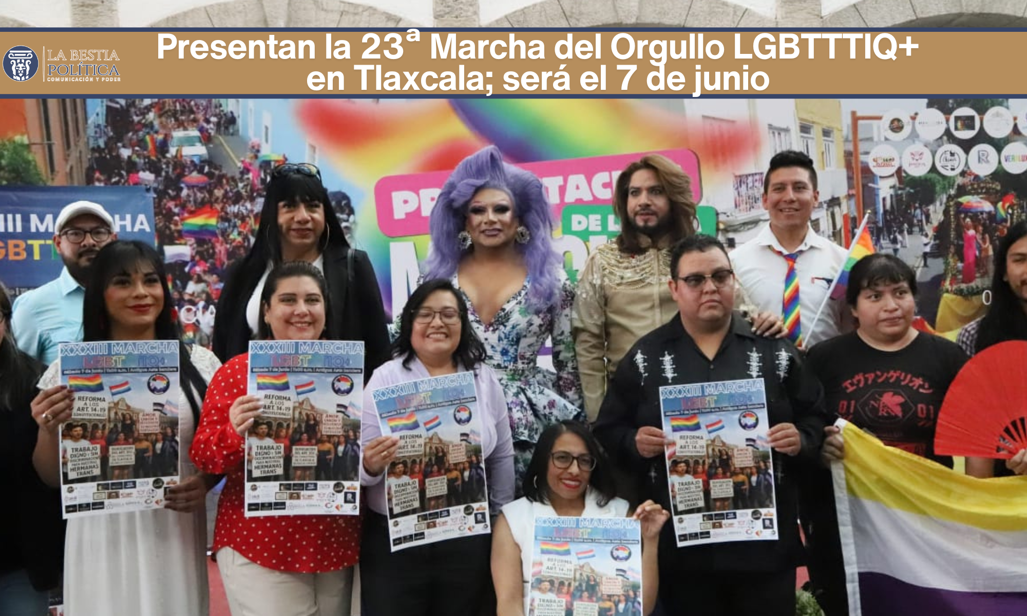 Presentan la 23ª Marcha del Orgullo LGBTTTIQ+ en Tlaxcala; será el 7 de ...