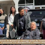 Gobierno de Nopalucan entrega sillas de ruedas y andaderas a personas con discapacidad y adultos mayores ♿️💙