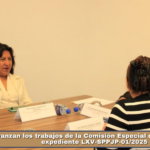 Avanzan los trabajos de la Comisión Especial que atiende el expediente LXV-SPPJP-01/2025.