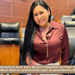 Senadora Ana Lilia Rivera respalda el Plan Nacional de Maíz Nativo presentado por la presidenta Sheinbaum