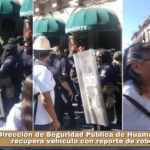 Policía agrede a reportera durante marcha en Morelia; lo separan del cargo y abren investigación