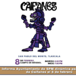 Informa Ayuntamiento de SPM dinámica para concierto de Caifanes el 8 de febrero.