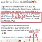 Otro traspié para Ana Lilia Rivera; Embajada China advierte sobre fraude de Oficina Económica de Taipei