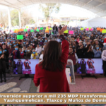 Inversión superior a mil 235 MDP transforma la región de Yauhquemehcan, Tlaxco y Muñoz de Domingo Arenas.