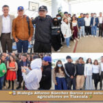 🤝📚 Dialoga Alfonso Sánchez García con estudiantes y agricultores en Tlaxcala 🌾