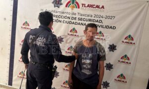 Detienen a sujeto por presuntamente intentar robar bicicleta a un menor en Tlaxcala