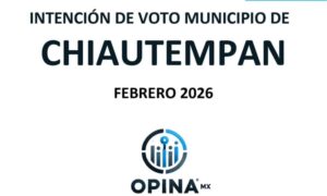 OPINA MX: PRI en Chiautempan lidera la intención de voto rumbo a 2026