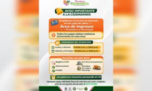 ¡Atención Huamantla! Ahora puedes pagar tus impuestos los fines de semana