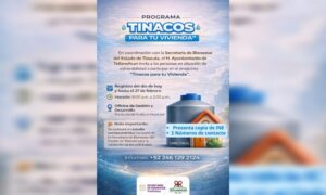 Impulsa gobierno municipal programa “tinacos para tu vivienda” en apoyo a familias de Tetlanohcan