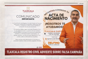 Registro Civil advierte sobre falsa campaña para corrección de actas promovida en redes sociales