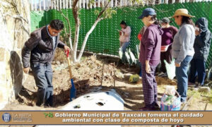 🌱♻️ Gobierno Municipal de Tlaxcala fomenta el cuidado ambiental con clase de composta de hoyo