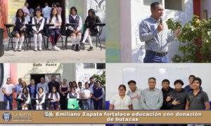 📚🏫 Emiliano Zapata fortalece educación con donación de butacas