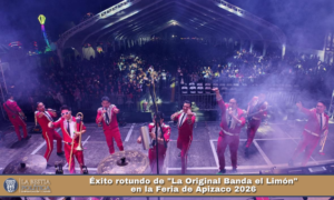 Éxito rotundo de «La Original Banda el Limón» en la Feria de Apizaco 2026.