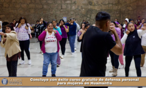 Concluye con éxito curso gratuito de defensa personal para mujeres en Huamantla.