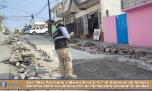 Con «Más Territorio y Menos Escritorio» el Gobierno de Alfonso Sánchez García continúa con acciones para rescatar la ciudad.