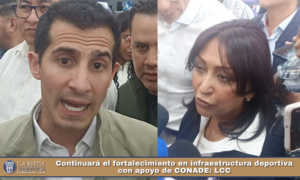 Continuará el fortalecimiento en infraestructura deportiva con apoyo de CONADE: LCC.