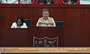 Propone Sandra Aguilar armonizar Ley de Salud Mental por extinción del OPD Salud.