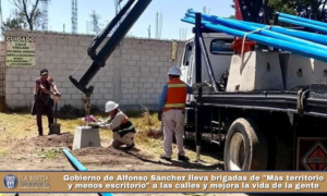 Gobierno de Alfonso Sánchez lleva brigadas de «Más territorio y menos escritorio» a las calles y mejora la vida de la gente.