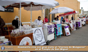 Huamantla vive con gran éxito el “Viernes de Muéganos” en el Templo de San Miguel.