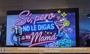 Inauguran nuevo espacio de entretenimiento familiar en Chiautempan.