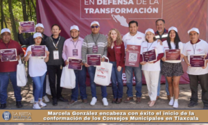 Marcela González encabeza con éxito el inicio de la conformación de los Consejos Municipales en Tlaxcala.