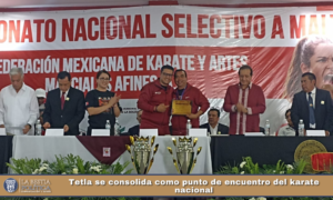 Tetla se consolida como punto de encuentro del karate nacional.