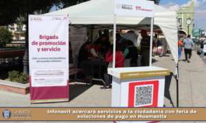 Infonavit acercará servicios a la ciudadanía con feria de soluciones de pago en Huamantla.