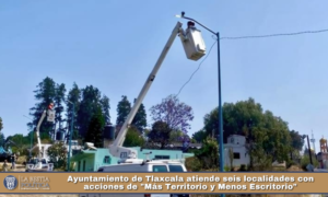 Ayuntamiento de Tlaxcala atiende seis localidades con acciones de «Más Territorio y Menos Escritorio».