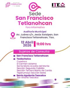 🗳️📢 Invitan a foro de consulta indígena del ITE en Tetlanohcan
