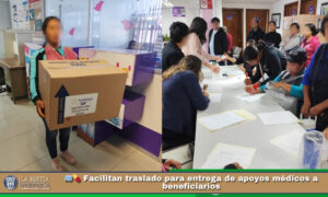 🚐💊 Facilitan traslado para entrega de apoyos médicos a beneficiarios