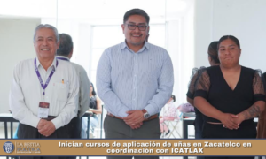 Inician cursos de aplicación de uñas en Zacatelco en coordinación con ICATLAX.
