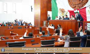 Congreso de Tlaxcala aprueba entrega de la Presea “José Arámburu Garreta 2026”.