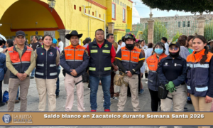 Saldo blanco en Zacatelco durante Semana Santa 2026.