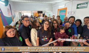 Giovani Montiel inaugura el Salón Auténtico, un espacio pensado con el corazón para la atención del autismo.