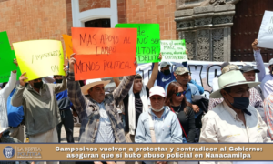 Campesinos vuelven a protestar y contradicen al Gobierno: aseguran que sí hubo abuso policial en Nanacamilpa.