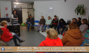 Brigadas de “Más territorio y menos escritorio” atienden necesidades ciudadanas en distintos puntos de la capital.
