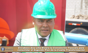 Javier Rivera destaca finanzas sanas y nuevas obras para Apizaco.