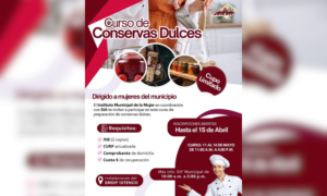Últimos días para inscribirse al curso de conservas dulces en Ixtenco.