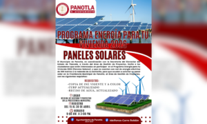 Panotla impulsa el programa “Energía para tu vivienda 2026” con paneles solares.
