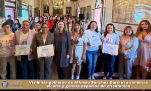Visibiliza gobierno de Alfonso Sánchez García la violencia vicaria y genera espacios de orientación.