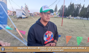 Impulsa Giovani Montiel celebración masiva para niñas y niños del municipio.
