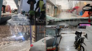 Intensa granizada e inundaciones causan caos en Tlaxcala; gobierno activa operativo de emergencia.