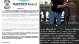 Colegio Telpochcalli rechaza “presunta negligencia” y acusaciones por acoso escolar tras muerte de alumna.