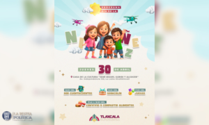 Invita Ayuntamiento de Tlaxcala a celebrar el Día de la Niñez en la Casa de la Cultura.