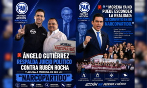 PAN Tlaxcala respalda juicio político contra Rubén Rocha; “Morena se convirtió en un narcopartido”: Ángelo Gutiérrez.