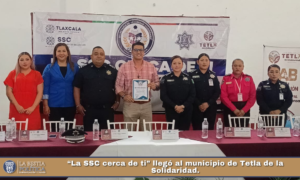 “La SSC cerca de ti” llegó al municipio de Tetla de la Solidaridad..