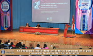 La educación inicial debe extender su cobertura en el país y asegurar la protección de los infantes.