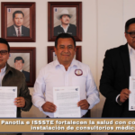 Panotla e ISSSTE fortalecen la salud con convenio para instalación de consultorios médicos.